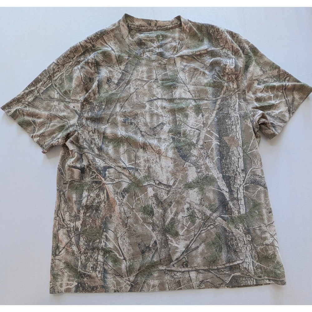 Abercrombie & Fitch Camo T-Shirt Mens XL Brown Green Gorp Polished Tee